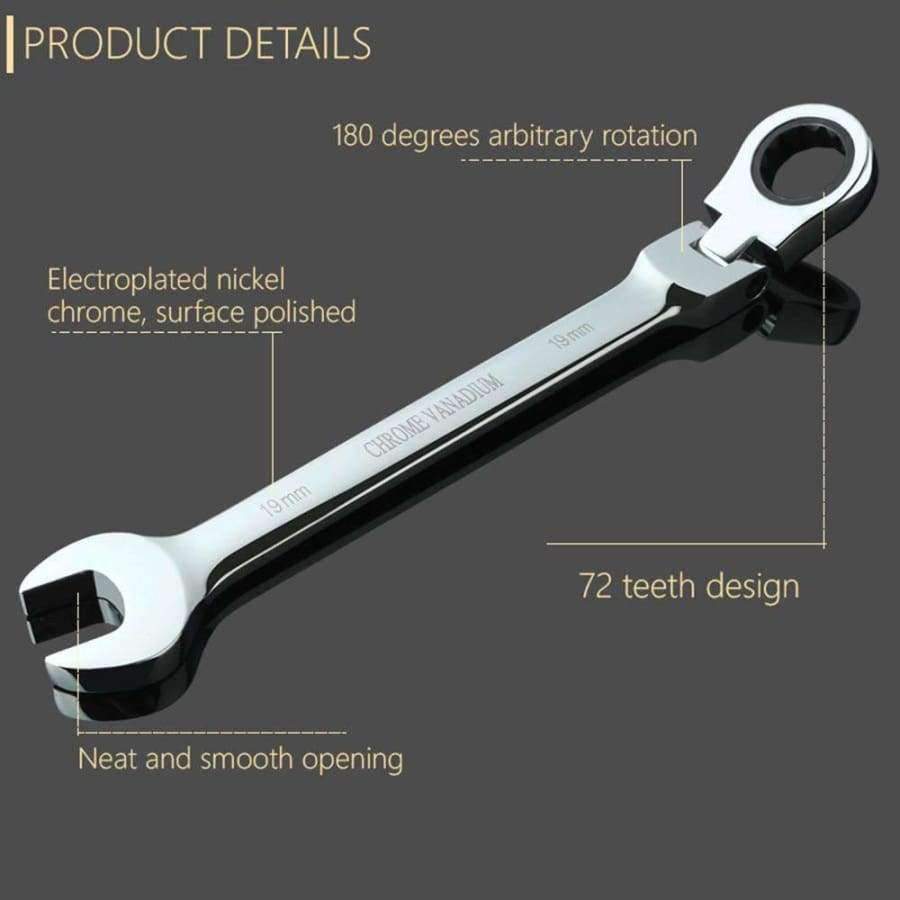 FEITA 8-13mm Wrench Set Torque Flexible Open End Bicycle Wrench Auto Repair Hand Tools (1PC & 6PCS/Set)