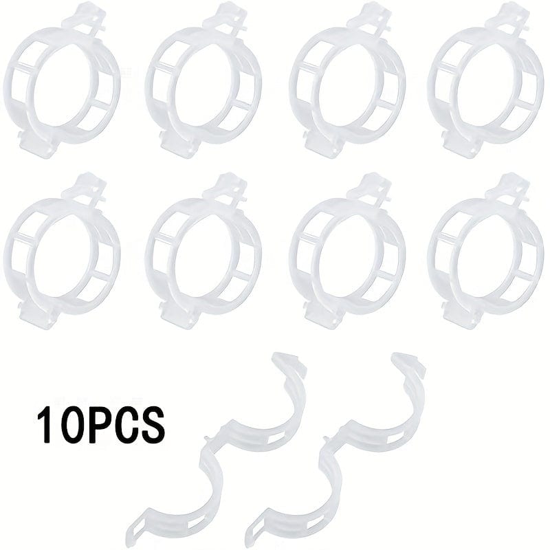 10/100Stk, Kunststoff Stand Pflanzenstand Clip Gartenclip, Tomaten Trauben Clip, Tomaten Stand Clip, Trauben Gemüse Tomaten wachsen aufrecht, um Pflanzen gesünder zu machen