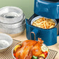 10 Stk./20 Stk./30 Stk., Hitzebeständiges Air Fryer Tablett für Grillen, Ofenbacken und Lebensmittelqualität Backen