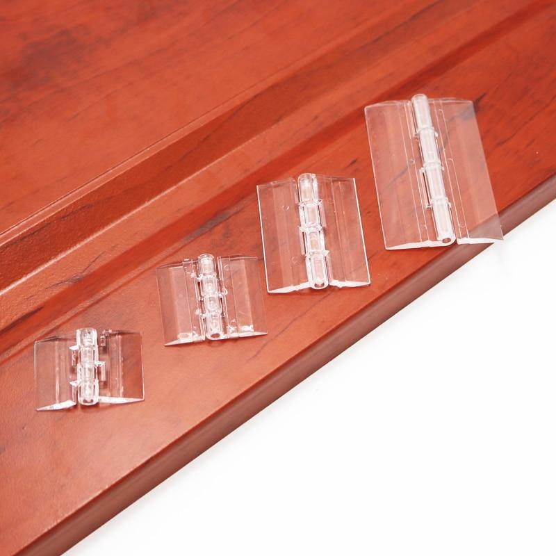 10 Stück 25X33mm 30X33mm 45x33mm 65x42mm Plastik Klapp-Scharniere Transparent Plexiglas Scharnier Haltbar Klar Acryl