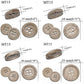 10 pieces 30 pieces natural color chestnut wood textured wooden buttons 15-30mm sewing scrapbooking for clothing handmade 4 holes button