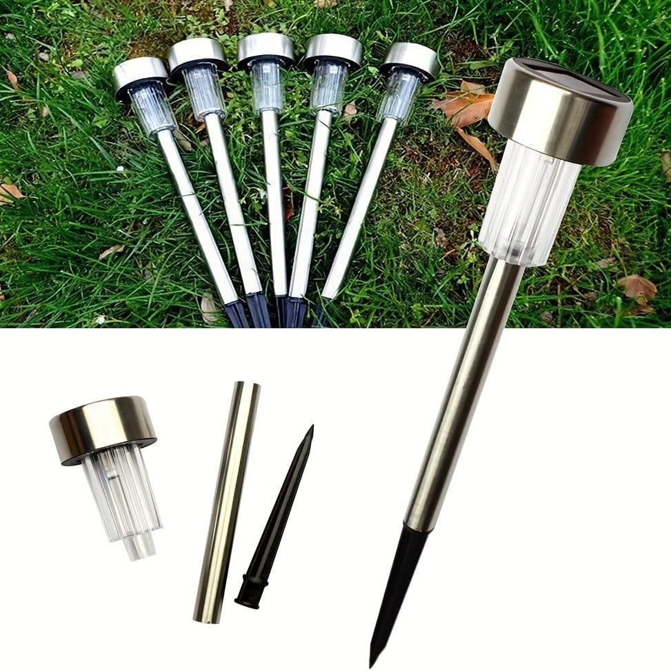 10 Packs Solar Außenlichter, Solar Gartenlichter, Wasserdichte Außenlichter, Solar Landschaftsbeleuchtung, Für Gehweg, Terrasse, Garten, Rasen, Gehweg, Weihnachten, Halloween, Partys