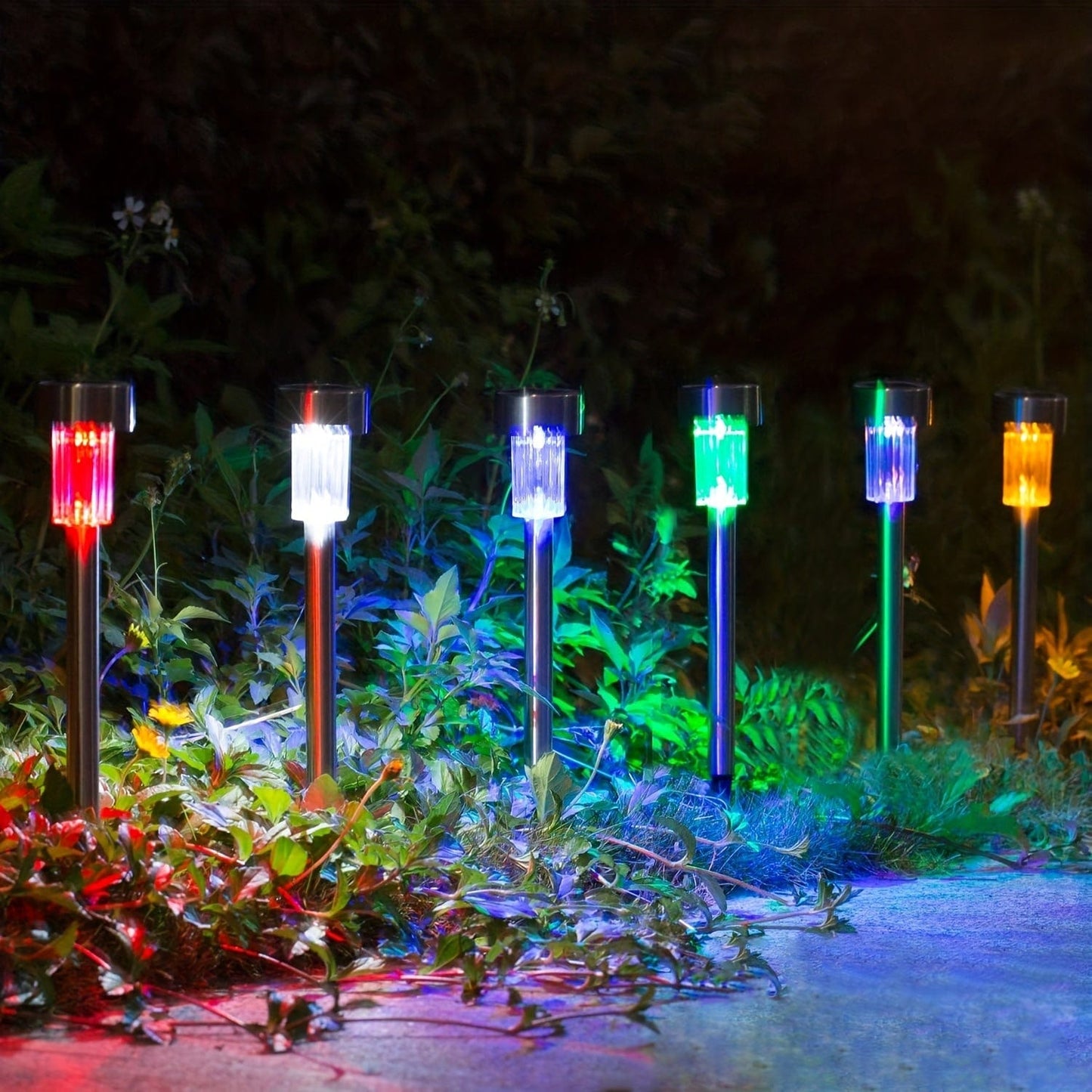 10 Packs Solar Außenlichter, Solar Gartenlichter, Wasserdichte Außenlichter, Solar Landschaftsbeleuchtung, Für Gehweg, Terrasse, Garten, Rasen, Gehweg, Weihnachten, Halloween, Partys