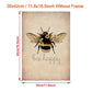 1Stück, Leinwand Poster, Bee Happy Druck - Bee Kind, Bee Yourself, Natur Druck, Bee Lover Wandkunst, Für Wohnzimmer Schlafzimmer, Wanddeko, Wohnaccessoire, Inspirierendes Zitat, Unrahmt