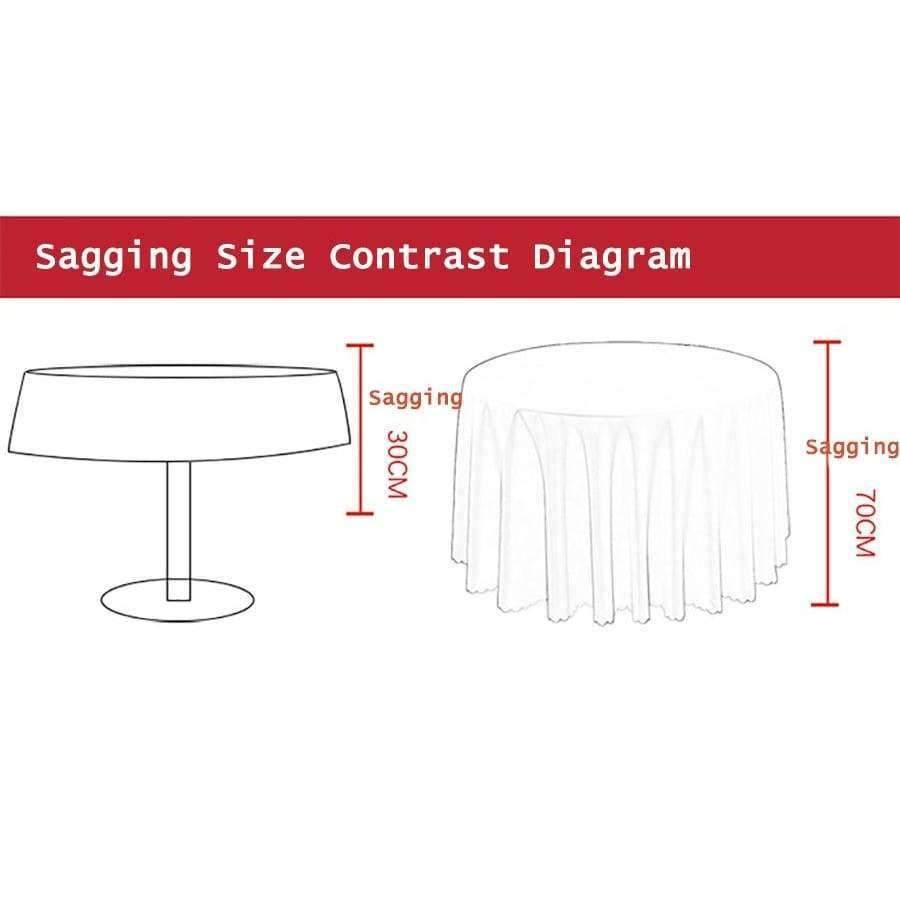 Weihnachtstischdecke Polyester Staubdichte Tischdecke X-mas Dankeschön Abendessen 3D Tischdecke Heim Party Dekor OEM Stoff