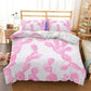 3D Bettwäsche Set Kaktusdruck Bettbezug Set lebensechte Bettwäsche mit Kissenbezug Bett Set Heimtextilien #2-7