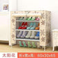 3-Tier Schuhregal Vliesstoffe Einfach zu installieren Schuhschrank Regal Aufbewahrungsorganisator Stand Halter Platzsparendes Möbel für Zuhause