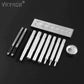 11-piece/set metal leather tools for leather punching snap fastener kit rivet set basic leather tool kit