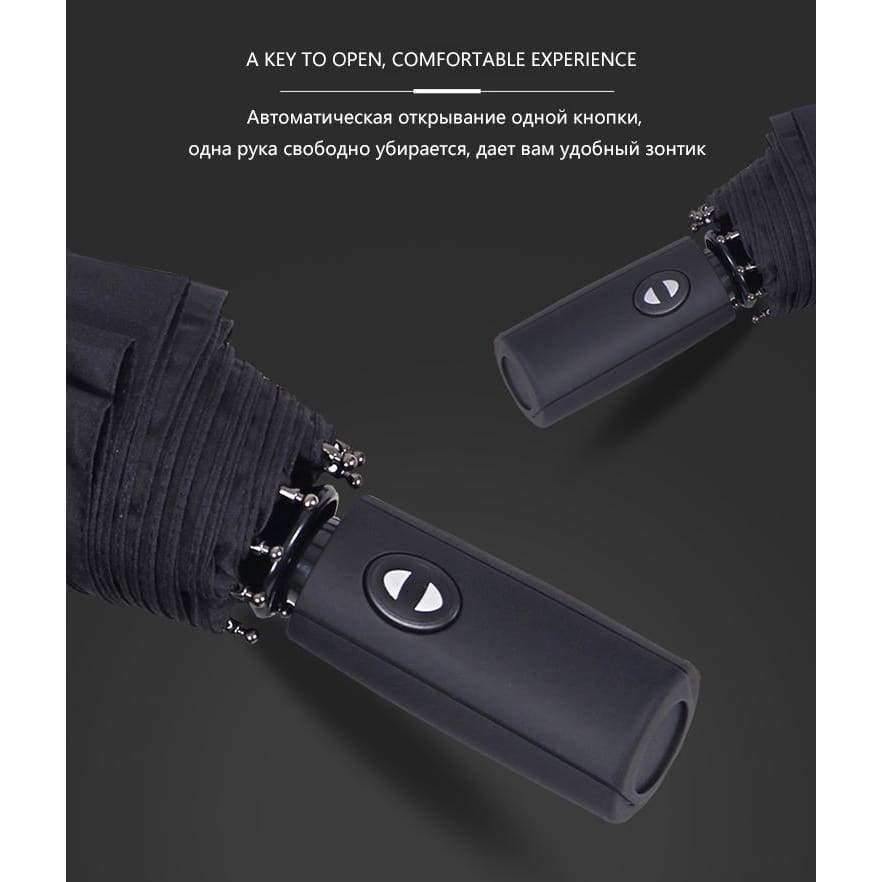 125cm Automatic Umbrella Men's Rain Women's 3-Fold Windproof Large Paraguas Men Women Large Umbrella Outdoor Parapluie