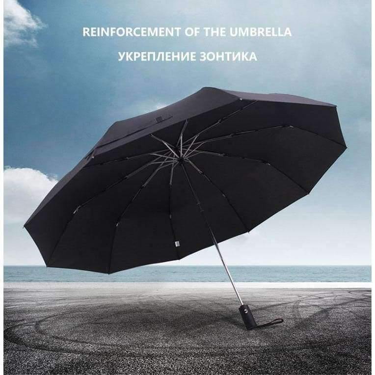 125CM Windproof Automatic Umbrella For Men Brand Large Folding Umbrella Rain Woman Double Golf Business Automatic Car Umbrellas