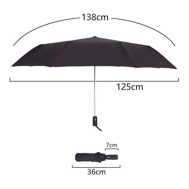 125CM Windproof Automatic Umbrella For Men Brand Large Folding Umbrella Rain Woman Double Golf Business Automatic Car Umbrellas