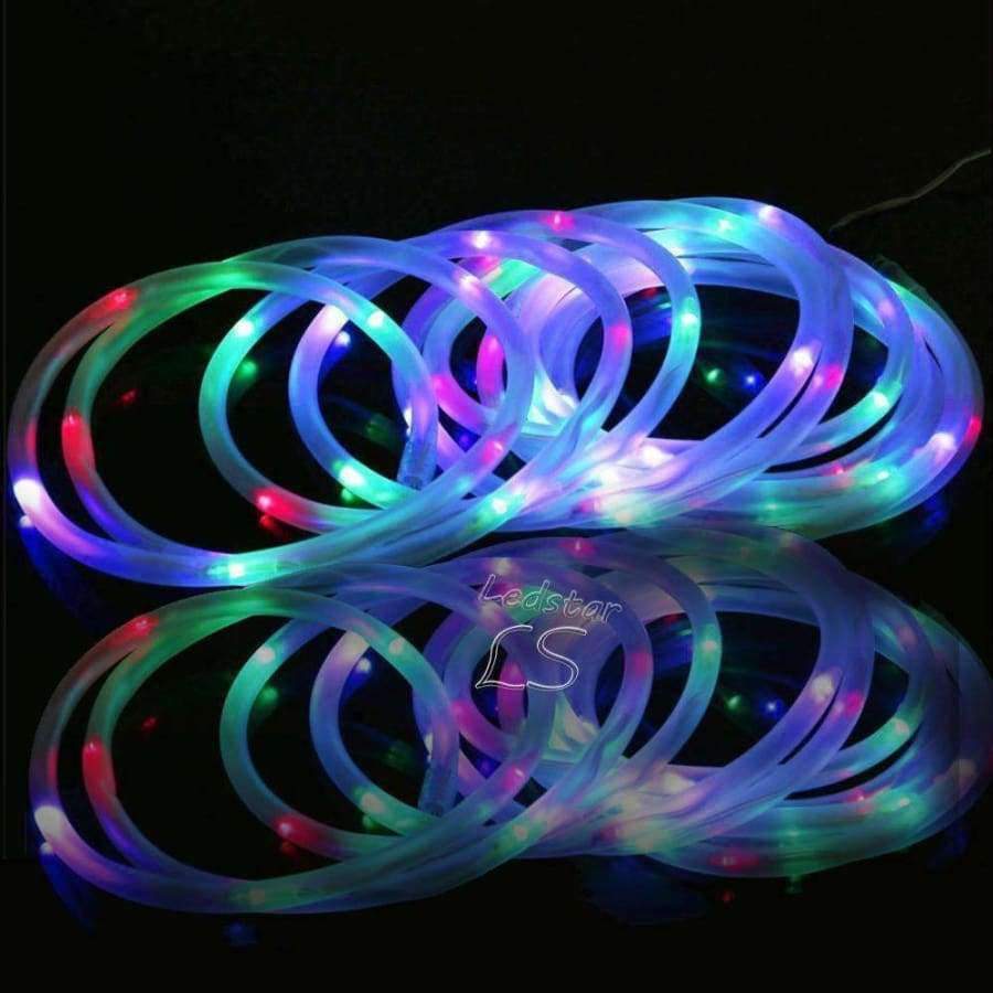12M 100LEDs 7M 50 LED Solar Rope Tube Lichter Außen Garten Weihnachten Girlande Led Globe Led Streifen Lichterkette Witterungsbeständig