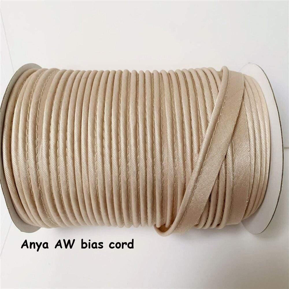 12mmX20Yards/Roll Satin Bias Tape Binding Ribbon, AW Brand Handmade For DIY Clothing Sewing And Hemming