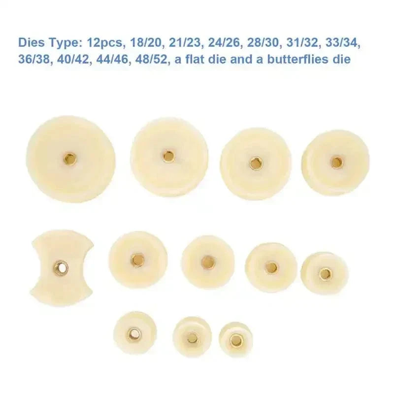 12 Stück Uhren Rückdruck Werkzeug Set Nylon Anti-Rutsch Zubehör Form Nylon Gehäuseverschluss Uhren Reparatur Werkzeugset Uhrmacher