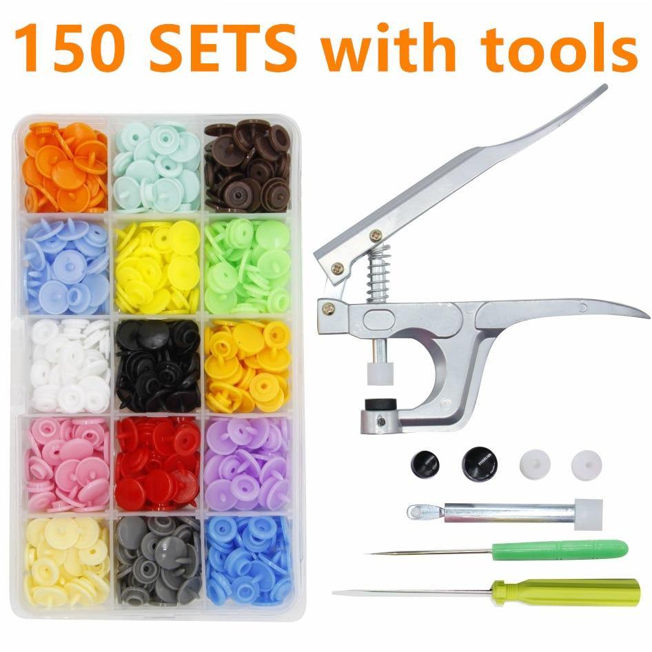 U-Shape Closure Snap Pliers & 360 Sets T5 Snap Buttons Plastic Buttons Kit Snap Buttons Fabric Buttons DIY Sewing and Craft Tool