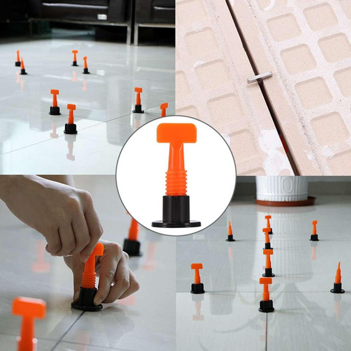 151Pcs Level Wedge Tile Spacers for Floor Wall Tile Spacers Tile Laying System Leveler Locator Spacer Pliers