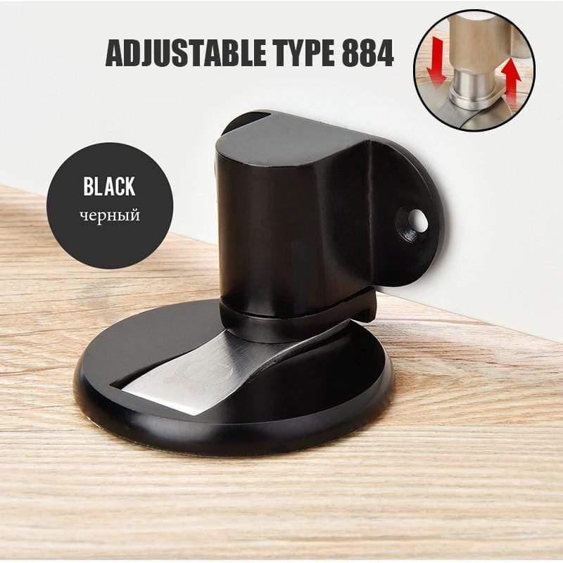 Verstellbarer Türhalter Edelstahl Magnetischer Türstopper Ohne Bohren Sticker Wasserfester Türstop Möbel Türbeschläge