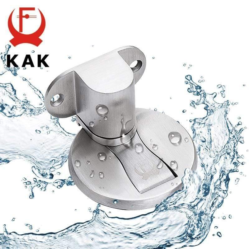 Verstellbarer Türhalter Edelstahl Magnetischer Türstopper Ohne Bohren Sticker Wasserfester Türstop Möbel Türbeschläge