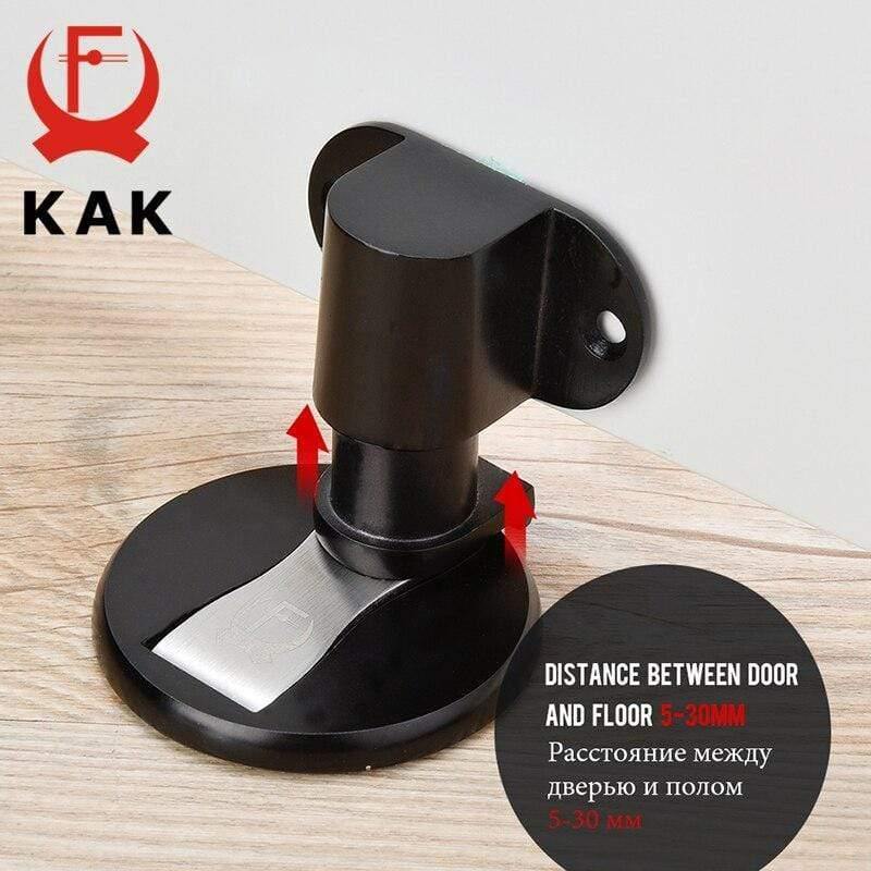 Verstellbarer Türhalter Edelstahl Magnetischer Türstopper Ohne Bohren Sticker Wasserfester Türstop Möbel Türbeschläge