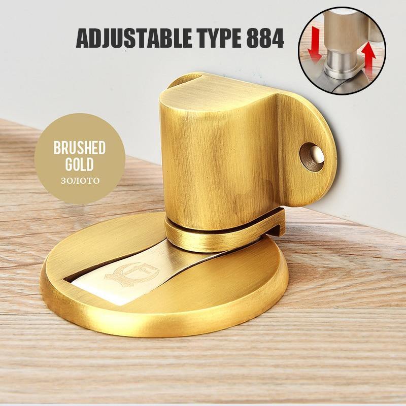 Verstellbarer Türhalter Edelstahl Magnetischer Türstopper Ohne Schlag Aufkleber Wasserdichter Türstop Möbel Türbeschläge