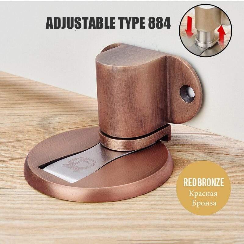 Verstellbarer Türhalter Edelstahl Magnetischer Türstopper Ohne Schlag Aufkleber Wasserdichter Türstop Möbel Türbeschläge