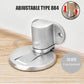 Verstellbarer Türhalter Edelstahl Magnetischer Türstopper Ohne Bohren Sticker Wasserfester Türstop Möbel Türbeschläge