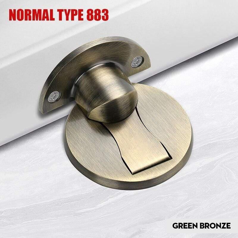 Verstellbarer Türhalter Edelstahl Magnetischer Türstopper Ohne Bohren Sticker Wasserfester Türstop Möbel Türbeschläge