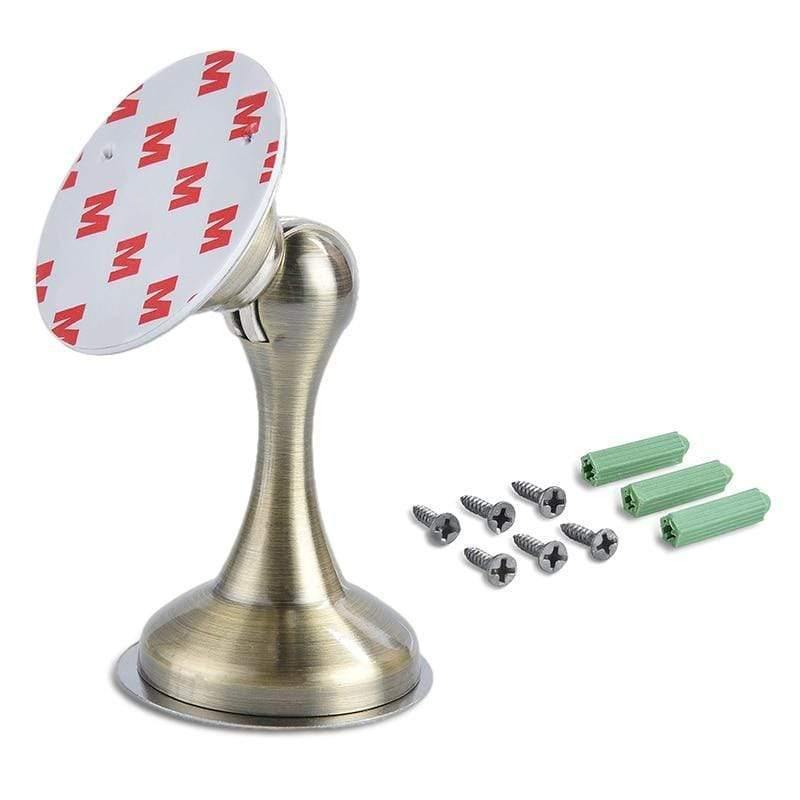 Edelstahl Magnet Türstopper Aufkleber Versteckte Türhalter Boden Wandmontierte nagelfreie Türstopper Türbeschläge