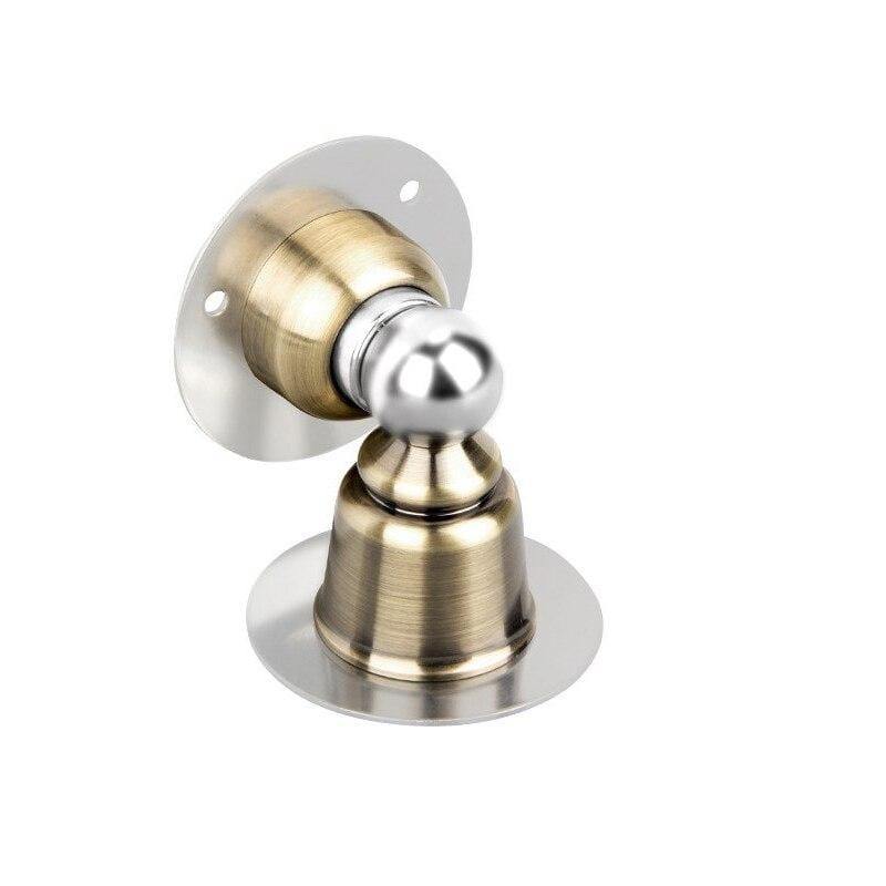 Edelstahl Magnet Türstopper Aufkleber WC Glas Verborgene Türhalter Boden Fang Nagelfreier Türstopper Tür Hardware