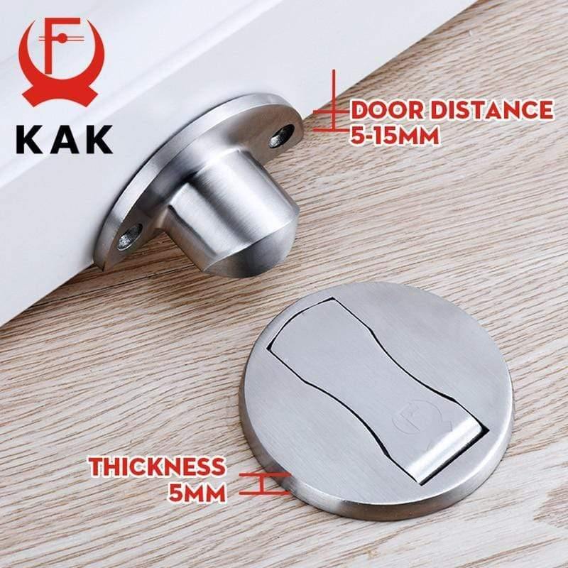 Magnetische Türstopper 304 Edelstahl Türstopper Versteckte Türhalter Bodenstopp ohne Nägel Möbel Hardware