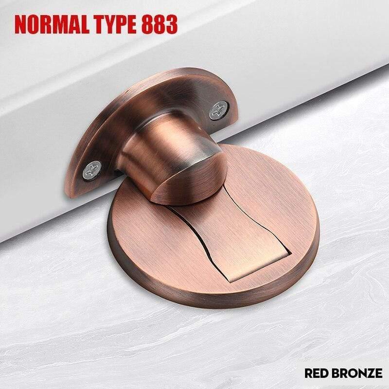 Verstellbarer Türhalter Edelstahl Magnetischer Türstopper Ohne Bohren Sticker Wasserfester Türstop Möbel Türbeschläge