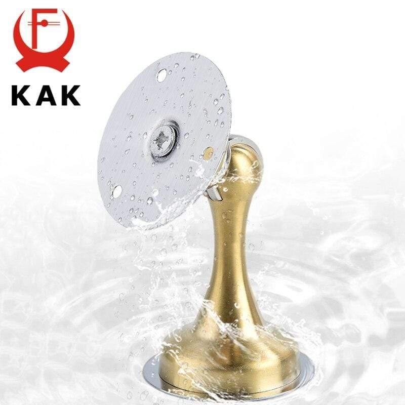 Edelstahl Magnet Türstopper Aufkleber Versteckte Türhalter Boden Wandmontierte nagelfreie Türstopper Türbeschläge
