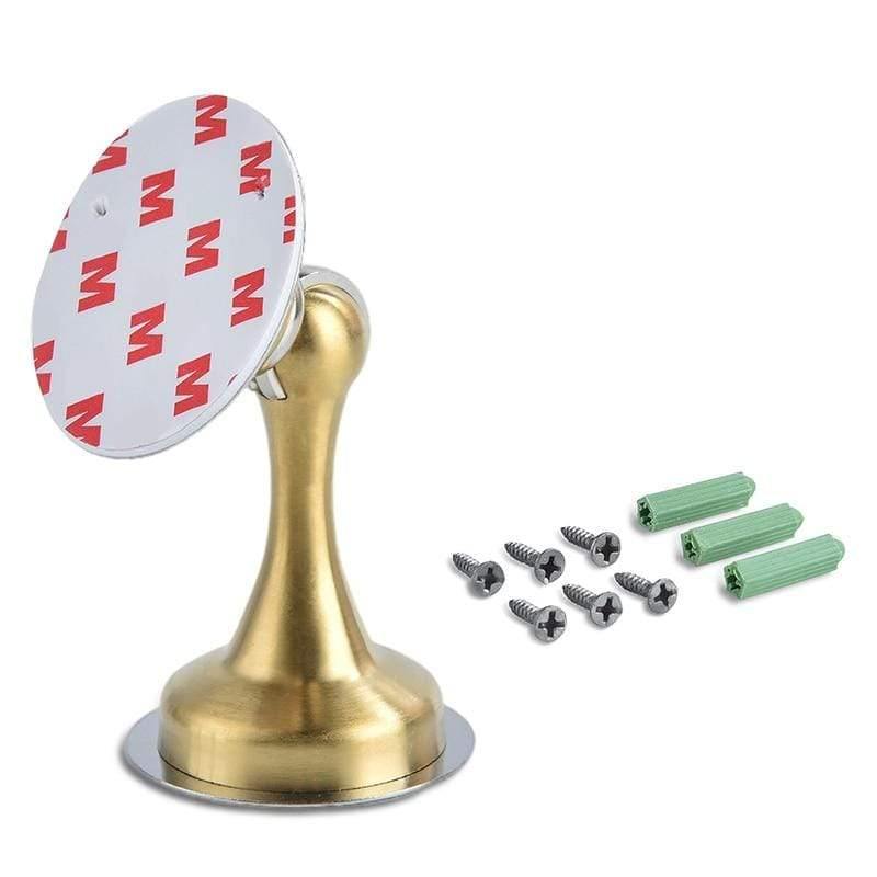 Edelstahl Magnet Türstopper Aufkleber Versteckte Türhalter Boden Wandmontierte nagelfreie Türstopper Türbeschläge