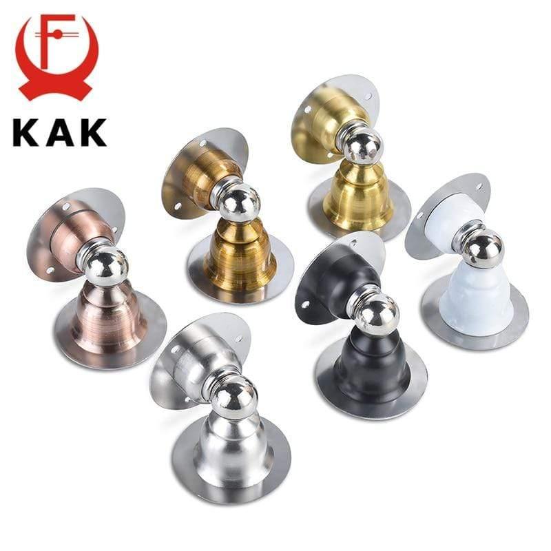 Edelstahl Magnet Türstopper Aufkleber WC Glas Verborgene Türhalter Boden Fang Nagelfreier Türstopper Tür Hardware