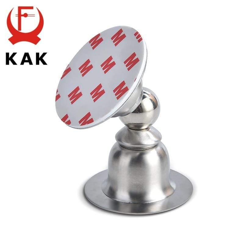 Edelstahl Magnet Türstopper Aufkleber WC Glas Verborgene Türhalter Boden Fang Nagelfreier Türstopper Tür Hardware