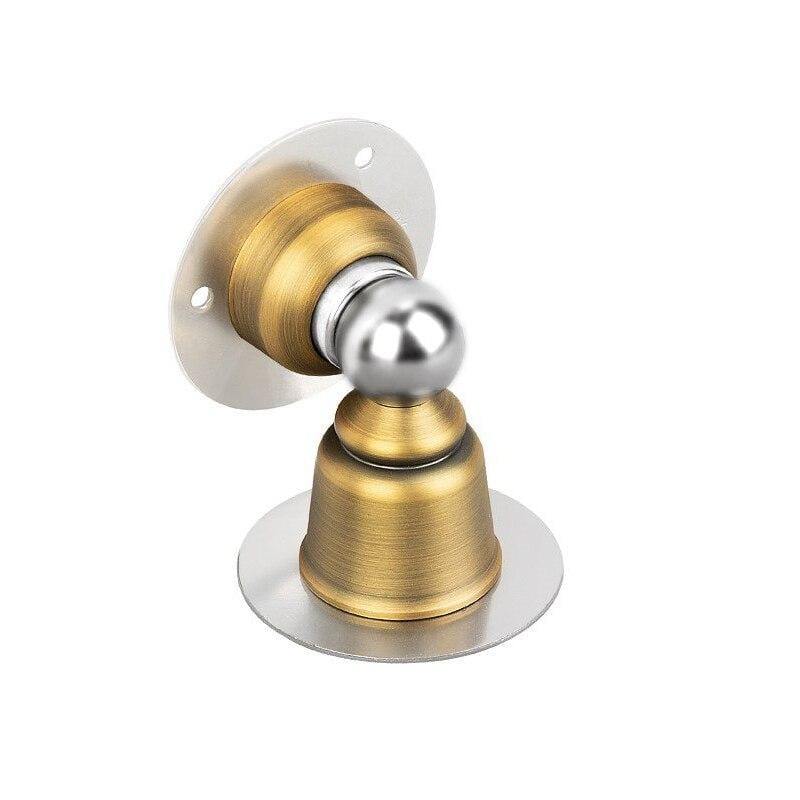 Edelstahl Magnet Türstopper Aufkleber WC Glas Verborgene Türhalter Boden Fang Nagelfreier Türstopper Tür Hardware