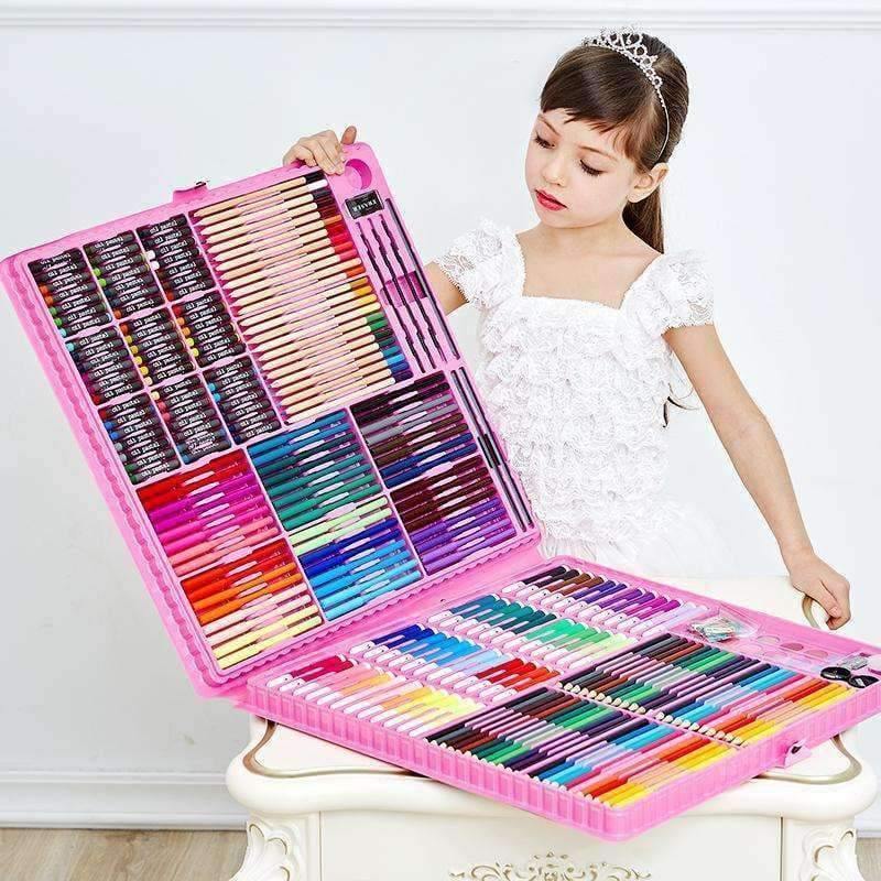 168/288pcs Kunstset Malen Aquarell Zeichnen Werkzeuge Kunst Marker Pinsel Stift Zubehör Kinder Für Geschenkschachtel Büro Schreibwaren