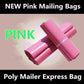 Mail Verpackung Poly Mailer Paket Versand Kunststoff Versandtasche Durch Umschlag Kurier Pink Großhandel Bulk Selbstklebende Supplies