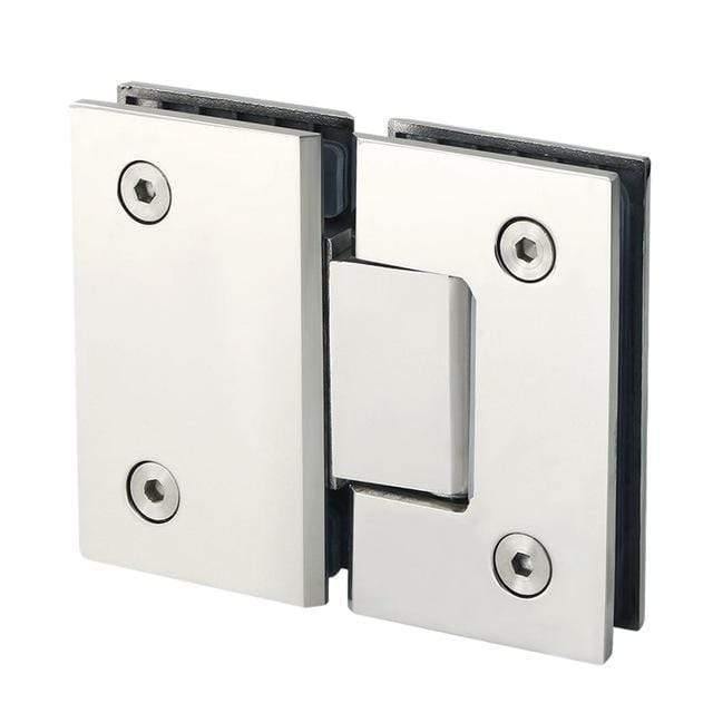 180-Grad-Glas-Tür-Schrank Vitrine Schrank Clip Glas-Dusch-Tür-Scharnier Ersatzteile Edelstahl Polis