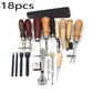 Professional 37-piece Leather Craft Tool Set Hand Sewing Stitch Punch Carving Work for DIY Handmade Leather Accessories
