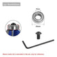 Durable steel bearing accessory kit fits for router bits heads and shank top mounted 1/2, 3/8, 3/4 bearing &amp; retaining ring