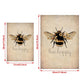 1Stück, Leinwand Poster, Bee Happy Druck - Bee Kind, Bee Yourself, Natur Druck, Bee Lover Wandkunst, Für Wohnzimmer Schlafzimmer, Wanddeko, Wohnaccessoire, Inspirierendes Zitat, Unrahmt
