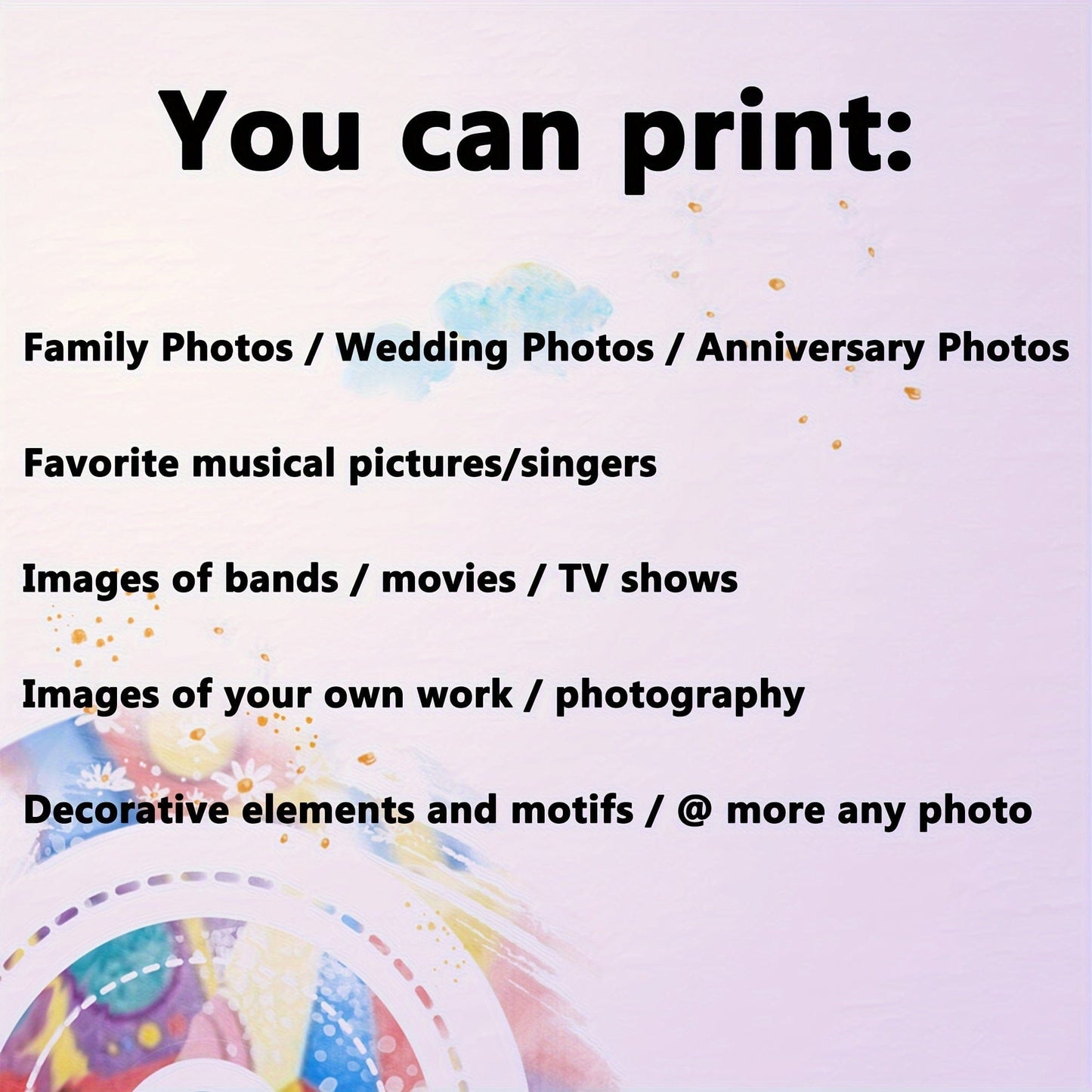 1 Stück maßgeschneiderter ungerahmter Poster, personalisierte Leinwanddrucke für Familienfotos, Hochzeiten, Jubiläen, ideales Geschenk für Schlafzimmer, Wohnzimmer, Flur, Wandkunst, Wanddekoration, Winterdekoration, Wanddekoration, Raumdekoration