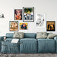 1 Stück maßgeschneiderter ungerahmter Poster, personalisierte Leinwanddrucke für Familienfotos, Hochzeiten, Jubiläen, ideales Geschenk für Schlafzimmer, Wohnzimmer, Flur, Wandkunst, Wanddekoration, Winterdekoration, Wanddekoration, Raumdekoration