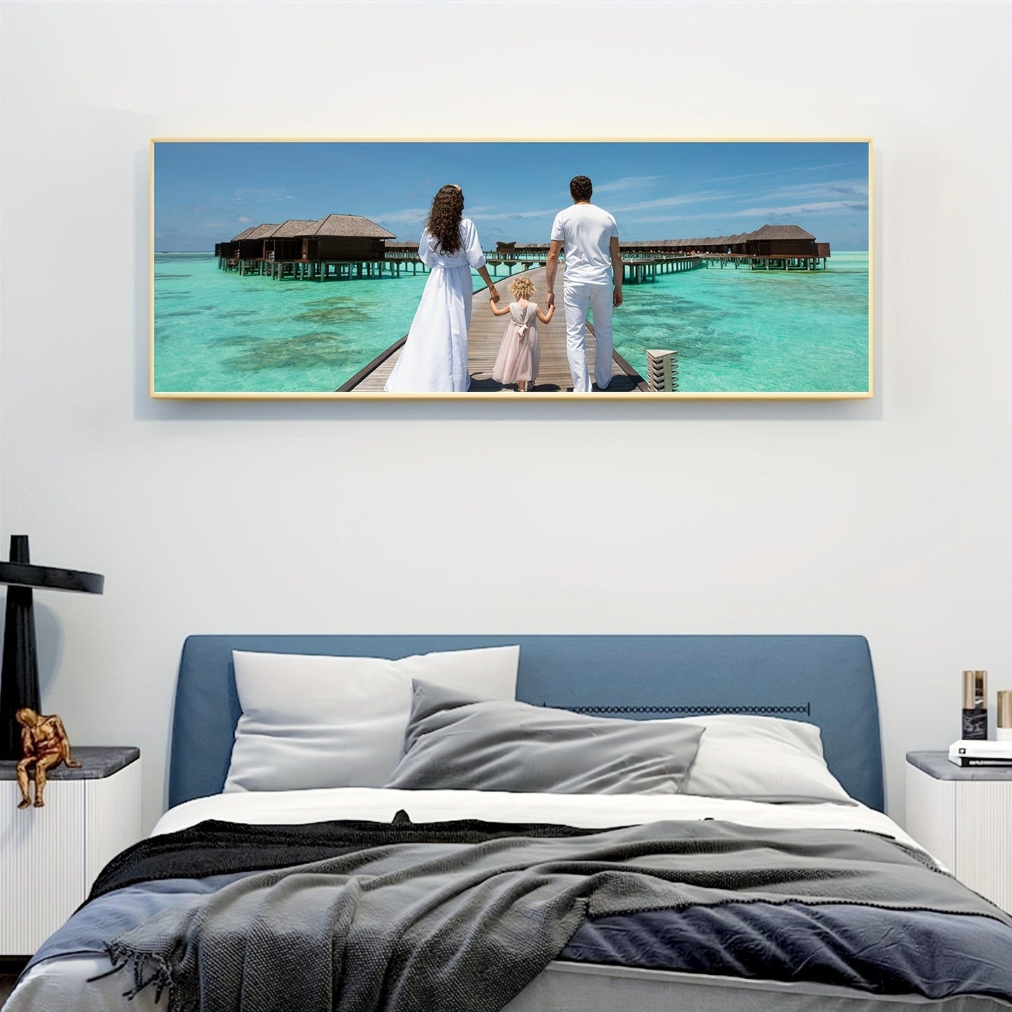 1 Stück maßgeschneiderter ungerahmter Poster, personalisierte Leinwanddrucke für Familienfotos, Hochzeiten, Jubiläen, ideales Geschenk für Schlafzimmer, Wohnzimmer, Flur, Wandkunst, Wanddekoration, Winterdekoration, Wanddekoration, Raumdekoration