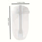 1 Stück, Frischer Salatbecher, Fit halten Salat Mahlzeiten Shaker Becher, 1000ml/33.81oz, Tragbarer Obst Gemüse Milchbecher, 19.99cm X 5.92cm