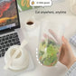 1 Stück, Frischer Salatbecher, Fit halten Salat Mahlzeiten Shaker Becher, 1000ml/33.81oz, Tragbarer Obst Gemüse Milchbecher, 19.99cm X 5.92cm