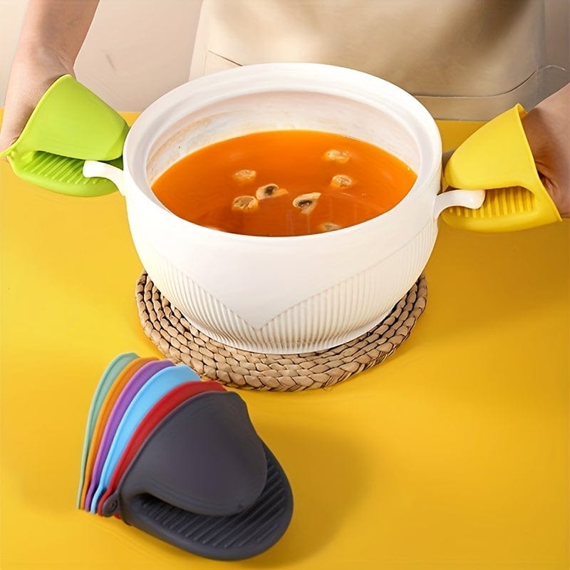 1 Stück Hitzebeständiger Silikon-Ofenhandschuh - Perfekt zum Backen & Grillen!
