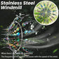 1 Stück Magischer Metall-Windmühle, 3D Metall Outdoor Windspiel für Hof und Garten, Einzigartige Metall kinetische Winds skulpturen & Windspiel, Windfänger Metall Outdoor Rasen Terrasse Dekoration Wind skulptur