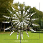 1 Stück Magischer Metall-Windmühle, 3D Metall Outdoor Windspiel für Hof und Garten, Einzigartige Metall kinetische Winds skulpturen & Windspiel, Windfänger Metall Outdoor Rasen Terrasse Dekoration Wind skulptur